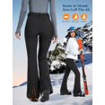 thumbnail image 2 of Pantalones de esquí de nieve Moosehill para mujer, resistentes al agua, con forro polar, 2 of 9