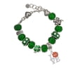 thumbnail image 2 of Delight Jewelry Love with Basketball - Green Irish Luck Bead Charm Bracelet, 7.5", 2 of 4