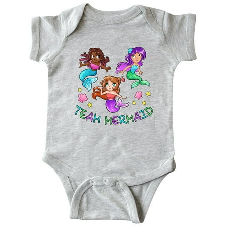 

Inktastic Team Mermaid Gift Baby Boy or Baby Girl Bodysuit