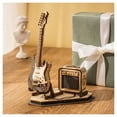 thumbnail image 4 of ROKR Electric Guitar 3D Wooden Puzzle Kit – 140 PCS DIY Model Building Set for Adults & Teens | Mechanical Music Instrument Craft, Educational STEM Toy & Gift, 4 of 5