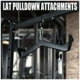 thumbnail image 3 of KORIKAHM LAT Pulldown Attachments, LAT Bar Cable Machine Attachment,T-bar V-bar, LAT Pull Down Bars, Back Tricep Bar Strength Training Handle for Home Gym Fitness, 3 of 10