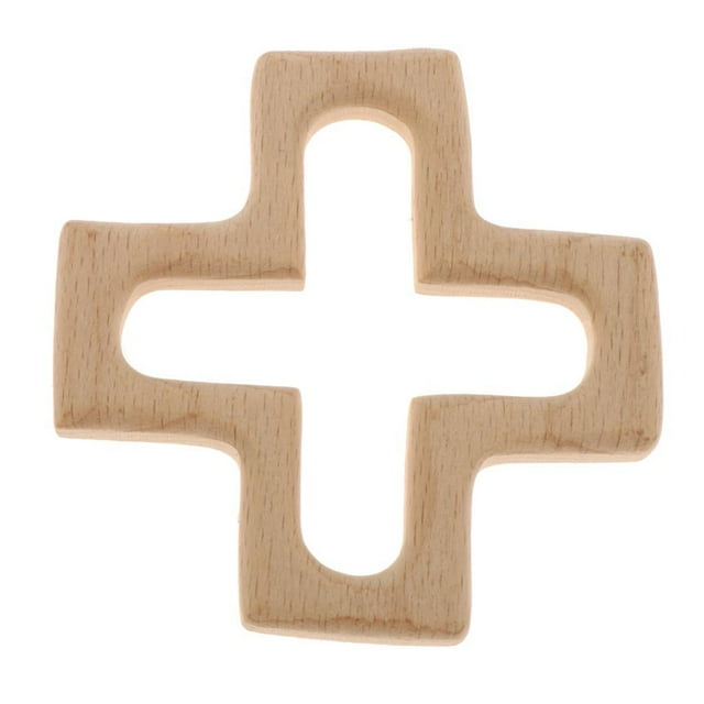 Beechwood Cute Baby Comort mordedor chupete colgante juguetes para pequeños Cruzar jinwen Colgante de mordedor de madera