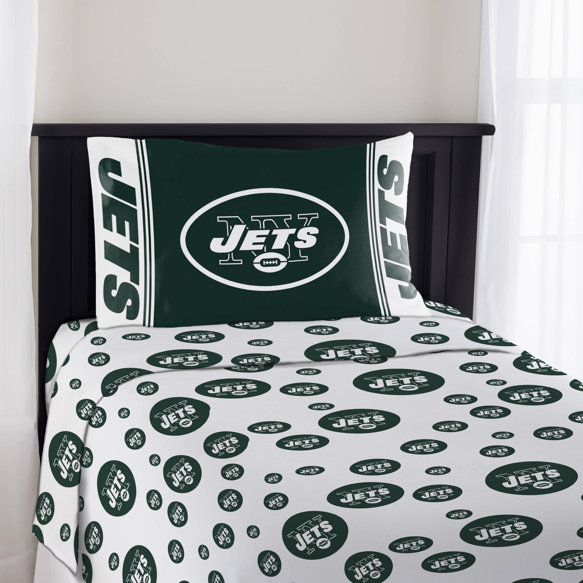 NFL New York Jets Mascot Sheet Set, 1 Each