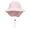 Pink, variant on Diufon Unisex Baby Sun Hat Casual Wide Brim Drawstring Fisherman Hats Solid Color Outdoor Sport Hiking Hats