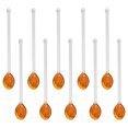 thumbnail image 1 of 10x Cucharillas De Vidrio Apto Para Lavavajillas Cuchara Agitadora Para Remover La Barra De Café Marrón Sunnimix cucharas de cafe, 1 of 7
