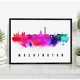 thumbnail image 1 of Pera Print Washington D.C Skyline Poster, Washington D.C Cityscape Painting Unframed Poster, Washington D.C Poster, Washington D.C. Home Office Wall Decor - 18x24 Inches, 1 of 1