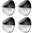 thumbnail image 1 of Luz solar para exteriores, luces de estrella, luz solar para cercas, luz solar de detección automática para interiores y exteriores para escaleras de jardín, paquete de 4 JAMW Sencillez, 1 of 5