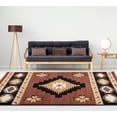 thumbnail image 2 of United Weavers Bristol Area Rug 2050 10450 Caliente Brown Rows Jagged 2' 7" x  4' 2" Rectangle, 2 of 3