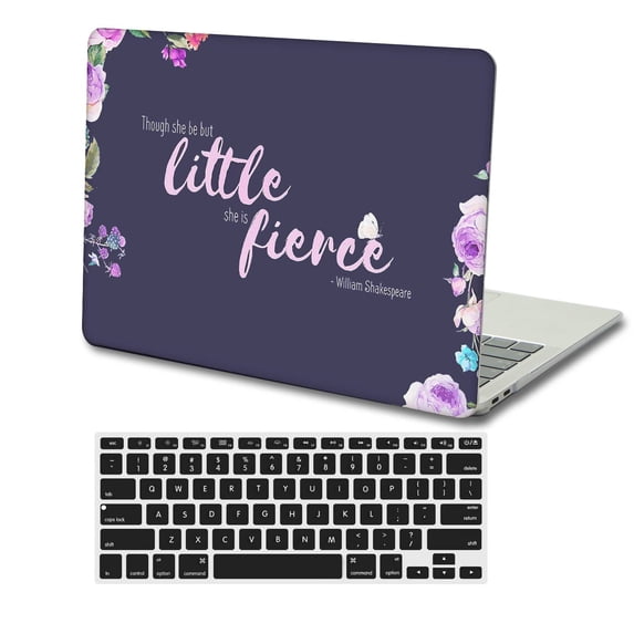 KSK KAISHEK Hard Shell Case Cover Only for MacBook Pro 16" with XDR Display Touch ID Type C + Black Keyboard Cover Model: A2780 M2 & A2485 M1 (Flowers 133_1)