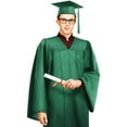 thumbnail image 4 of Graduation Cap Gown 2024 Charm for Adults College High School Graduates Unisex, 4 of 7