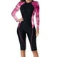 thumbnail image 2 of Trajes de baño de una pieza para mujer, trajes de surf de manga larga para mujer, pantalones cortos, trajes de buceo con almohadillas para el pecho y sin soportes de acero, 2 of 7