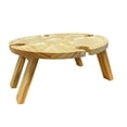 thumbnail image 1 of S SERENABLE Mini Table de Pique-Nique Table de Pique-Nique Compacte pour Pique-Nique Barbecue Pelouse Extérieure, 1 of 9