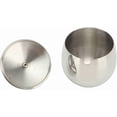 thumbnail image 4 of Large Stainless Steel Sugar Bowl, Jar with Lid Storage, Kitchen Seasoning Container, Dishwasher Safe, for Salt, Sugar, Coffee, Tea (Silver Color), 4 of 8