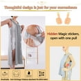 thumbnail image 4 of Women Summer Tear Away Long Vest,Post Surgery Magic Stickers Shirts,Paralyzed Bedridden Patient Clothing,Post-op Care Shirt for Fracture Surgery Patients, 4 of 5