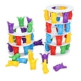 thumbnail image 3 of Juego De Torre, Juego De Apilamiento De Bloques De Equilibrio Resistente Al Desgaste Fácil De Desmontar Habilidades De Pensamiento Estratégico Ligero Portátil Para Fiestas Para, 3 of 7