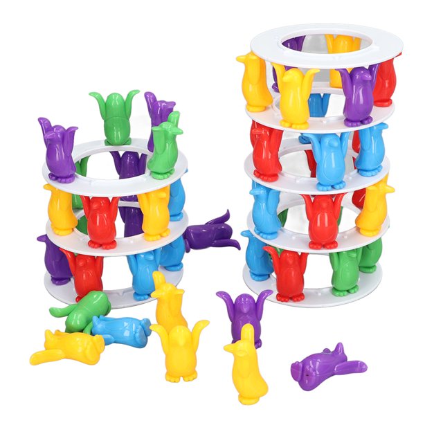 Juego De Torre, Juego De Apilamiento De Bloques De Equilibrio Portátil Y Liviano Coordinación Ojo-mano Resistente Al Desgaste Fácil De Desmontar Para Fiestas Para Regalar