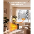 thumbnail image 4 of Space Heater - 1500W Portable Space Heaters for Indoor Use, PTC Ceramic Electric Heater with Remote, 4 Modes, 9H Timer, Low Noise, 70°Oscillation, Overheat & Tip-Over Protection for Office Home, 4 of 4