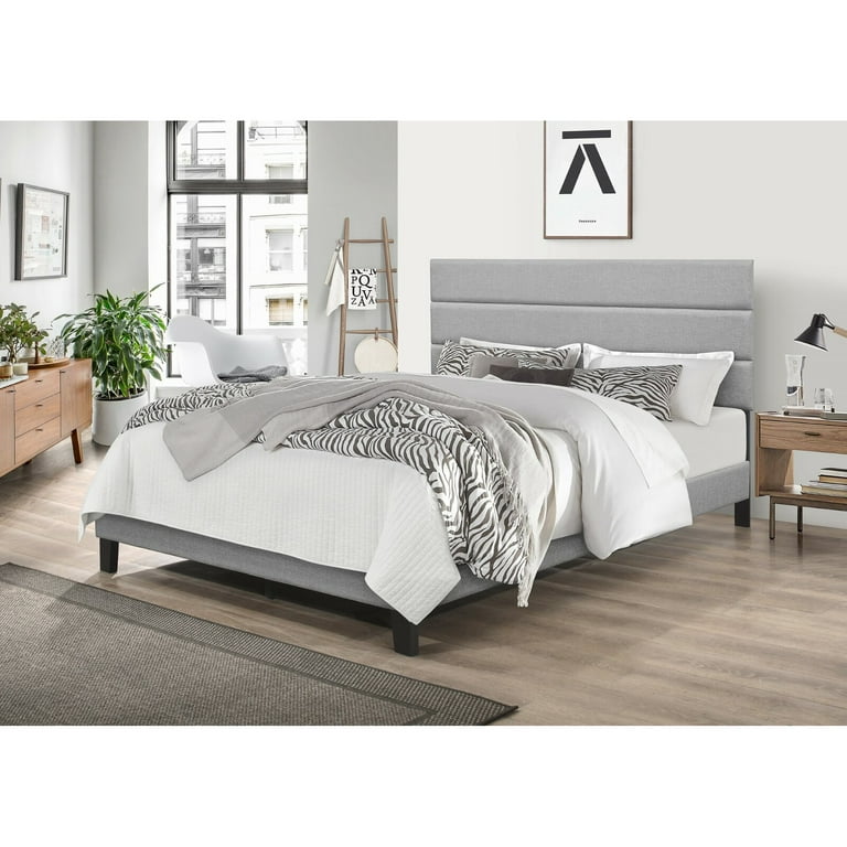 Porcaro tufted upholstered platform bed deals