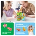 thumbnail image 3 of PicassoTiles Magnetic Tiles for Kids – Dinosaur Theme 26PCS STEM Construction Building Blocks Educational Toy, 3 of 13