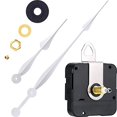 thumbnail image 1 of Hicarer High Torque Long Shaft Clock Movement Mechanism with 12 Inch Long Spade Hands (Silver), 1 of 5