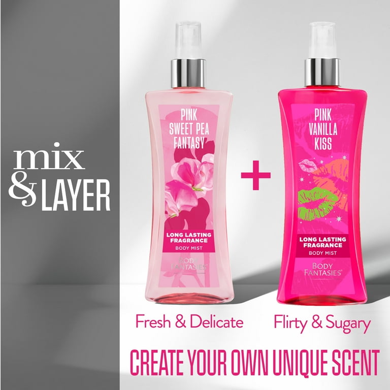 Body Fantasies Signature Fragrance Body Spray, Pink Sweet Pea