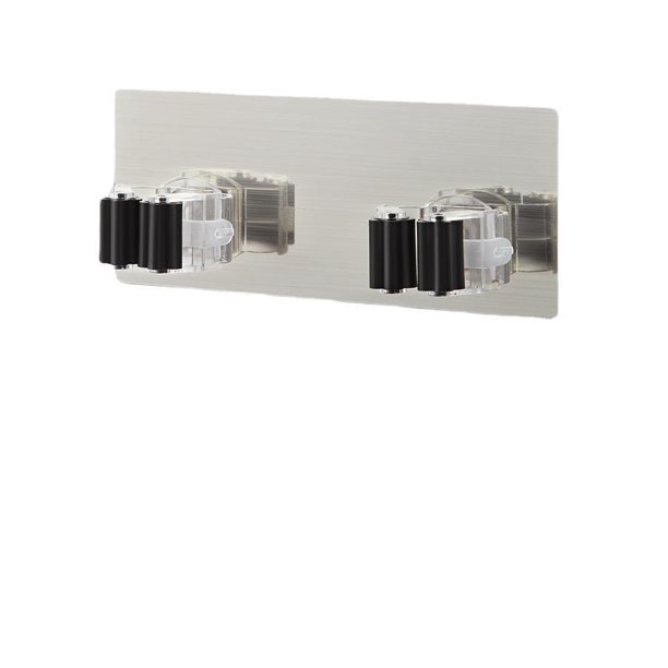 Ganchos multiusos, soporte para mopa, organizador montado en la pared, estante, cepillo, escoba, gancho para colgar, cocina, ba?o, gancho impermeable, autoadhesivo LingWen 8390606720672