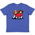 thumbnail image 3 of Inktastic Beagle Heartfelt Duo Youth T-Shirt, 3 of 5