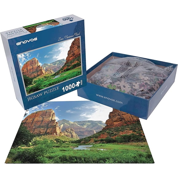Enovoe Zion National Park 1000-Piece Puzzle for Kids & Adults