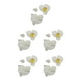 thumbnail image 2 of Destyer 50pack/lot Low Maintenance Faux Orchids Realistic Appearance And Wide Range Of milky white 5Set, 2 of 6