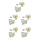 thumbnail image 3 of Cabezas de Orquídeas Artificiales 50 Piezas Elegante Blanco Lechoso Toystoory, 3 of 6