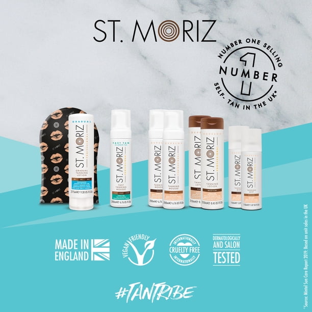 St. Moriz, Professional Fast Tanning Mousse, 6.76 fl oz, Shade