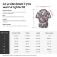 thumbnail image 5 of Fuzoiu Pigs 1 Print Men's Casual Short,Men's Short Sleeve Shirt,Mens Casual Button Down Shirts,Cuban Collar Summer Shirt for Beach, Vacation, and Outdoor Activities-4X-Large, 5 of 5