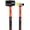 16oz, variant on 2-Pack Rubber Mallet Hammer Set, 8oz & 25mm Small Rubber Mallet Hammer Tool, Rubber Mallet for Flooring, Tent Stakes, Woodworking, Camping, Crafts, Jewelry Wood Rubber., LOZ-M0825