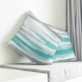 thumbnail image 3 of Turquoise Gray White Pillow Covers 16x16 Inch Decorative Throw Pillow Cover, Country Abstract Ombre Mottled Sofa Pillowcases Accent Cushion Case Home Decor Bedroom Living Room, 3 of 6