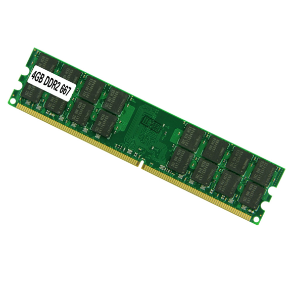 DDR2 4GB Large Capacity Memory RAM 240PIN PC2-5300 667MHz High Frequency Memory Module for Desktop Computer,1 * Memory stick