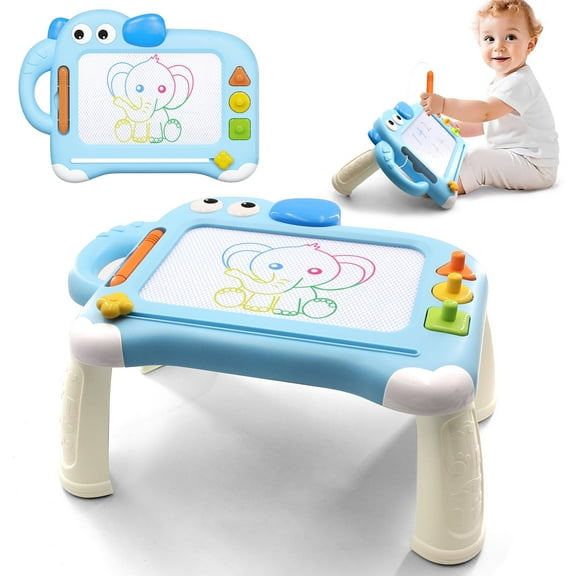 Sytle-Carry Toys for 1 Year Old, Learning Toys for 1 2 3 Year Old Girls Boys, Early Education Drawing Board, Toddler Toys 1-3 for Girls