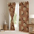 thumbnail image 3 of Feelyou Kawaii Cartoon Strawberry Blackout Curtains Set of 2 (52x84 Each), Fashion Leopard Cheetah Print Window Curtains, Teens Kids Boys Girls Curtains and Drapes, Window Curtains Bedroom Decor, 3 of 6