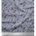thumbnail image 1 of Soimoi Cotton Jersey Fabric Notes,Piano & Guitar Musical Instrument Printed Fabric 1 Yard 58 Inch Wide, 1 of 3