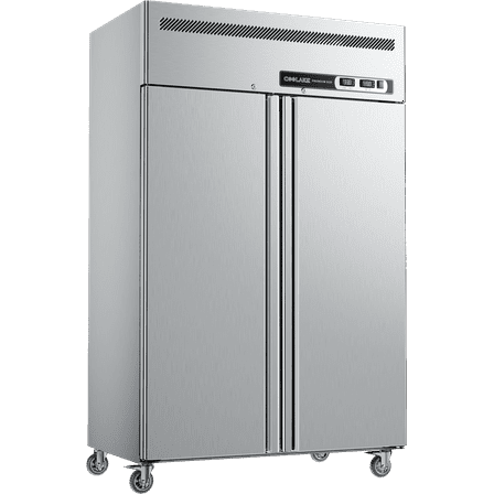 Coolake Commercial Refrigerator and Freezer Combo, 48" W Dual Temperature Zones, 36 Cu.ft 2 Door