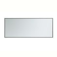 thumbnail image 5 of Metal frame rectangle mirror 24 inch in Black, 5 of 5