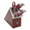 thumbnail image 1 of HENCKELS Statement Ensemble de Bloc de Couteaux 7 Pcs, Rouge, 1 of 3