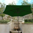 thumbnail image 2 of Covered Living 9ft Market Patio Umbrella 6 Rib Replacement Canopy Forest Green, 2 of 8