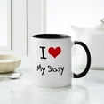 thumbnail image 4 of CafePress - I Love My Sissy Mug - 11 oz Ceramic Mug - Novelty Coffee Tea Cup, 4 of 4