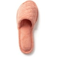 thumbnail image 3 of Roxoni Open Toe Spa Slippers for Women Microterry and Rubber Sole US Womens Sizes 6 To 12, 3 of 4