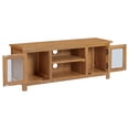 thumbnail image 2 of vidaXL TV Stand 43.3"x13.8"x17.3" Solid Oak Wood, 2 of 8