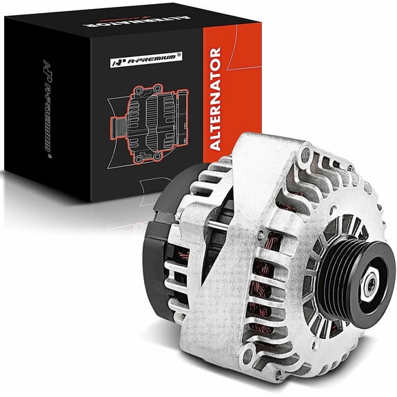 A-Premium Alternator Compatible with Chevy Silverado Tahoe Suburban & GMC Sierra Yukon & Cadillac Escalade & Buick Rainier 145A 12V Replace# 10464476 15226003 15754097M 19151921 8292N