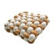 thumbnail image 4 of Almohada con nudo, cojín de felpa de punto, cojín nórdico para silla, cojín decorativo para asiento para habitación, dormitorio, decoración del hogar Blanco y marrón Macarena cojín de suelo, 4 of 8