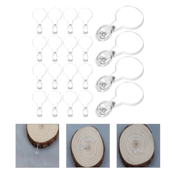 COOPHYA 400Pcs Jewelry Findings and Supplies for Jewelry Makers Small Round Clear Plastic
