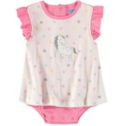 Bon Bebe Girls 0-9 Months Printed Flutter Sleeve Sunsuit (Multi 6/9 Months)