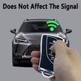 thumbnail image 6 of Key Fob Cover Compatible with Lexus ES NX GX RX UX LC LS Key Case Shell with Keychain,Black, 6 of 7